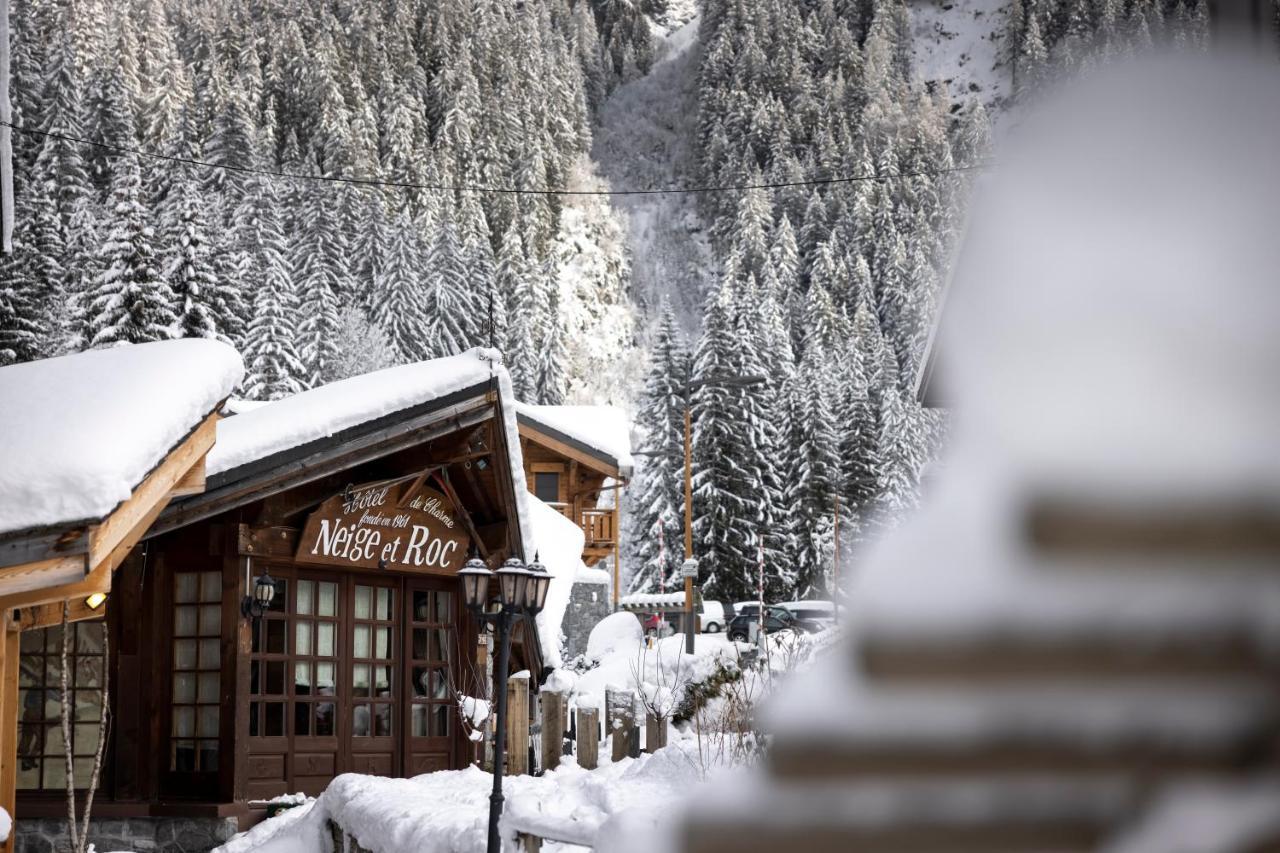 le A by neige et roc Hotell Morzine Eksteriør bilde