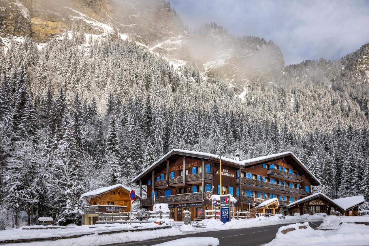 le A by neige et roc Hotell Morzine Eksteriør bilde